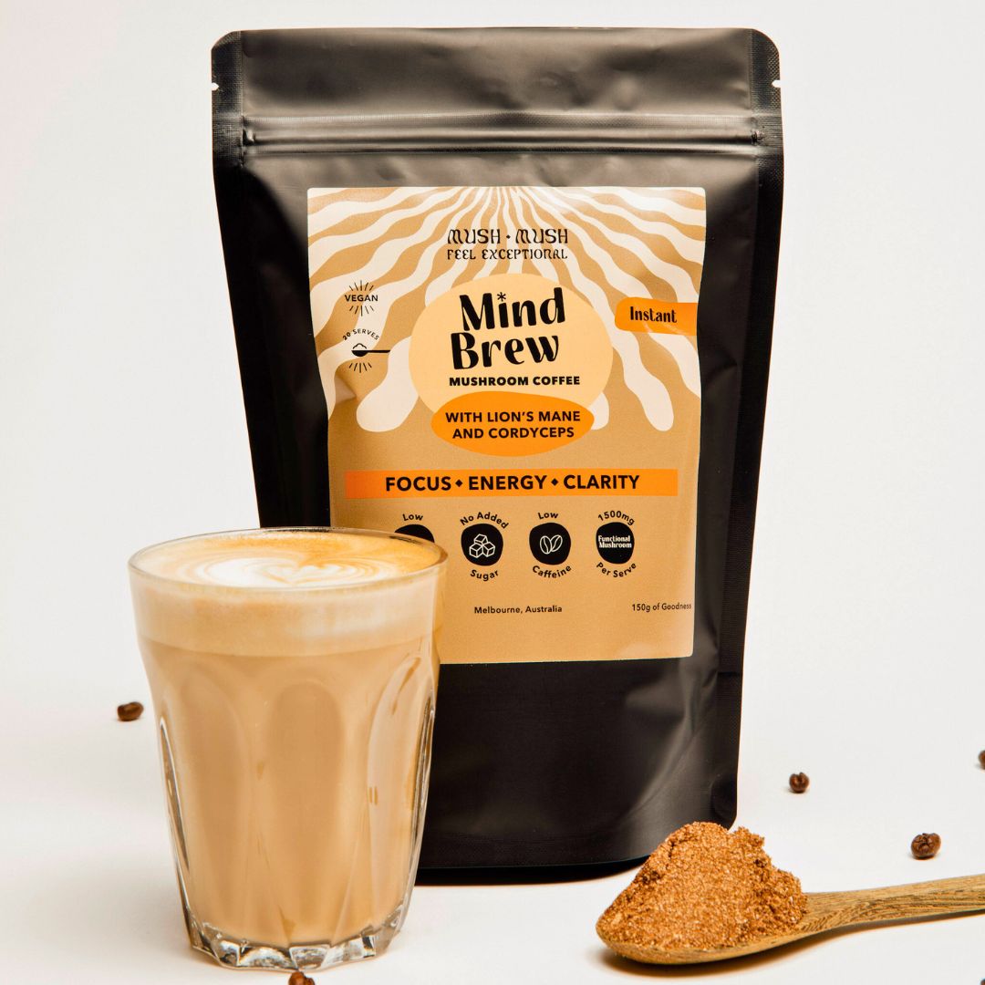 Free Mind Brew - Mushroom Coffee infused with Lion's Mane & Cordyceps