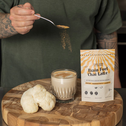 Brain Fuel Chai Latte – Infused with Organic Lion’s Mane & Cordyceps