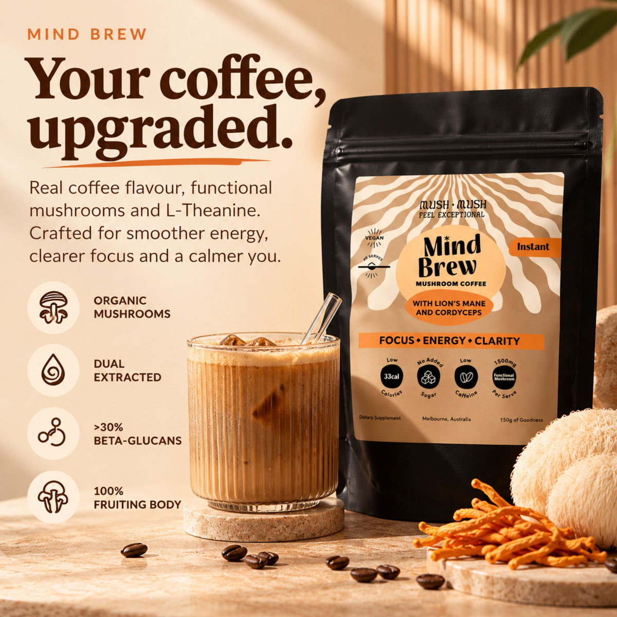 Mind Brew – Clean Focus & Energy Coffee