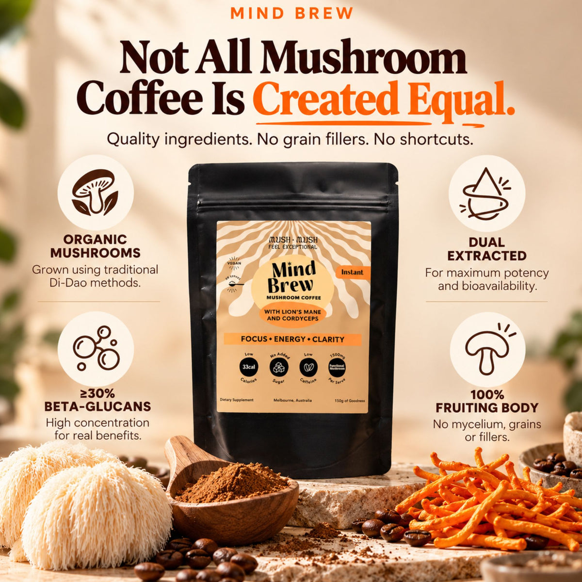 Mind Brew – Clean Focus & Energy Coffee