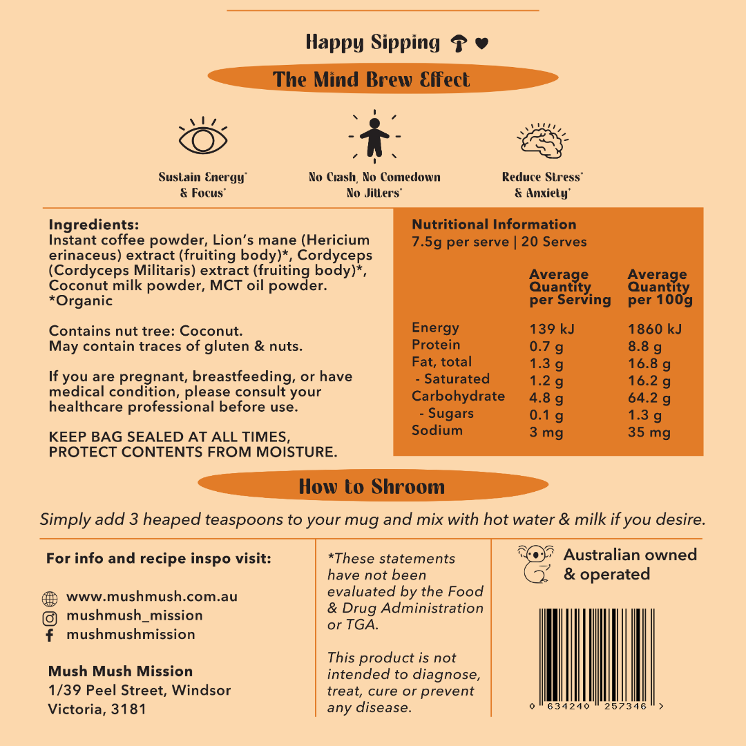 Mind Brew – Clean Focus & Energy Coffee