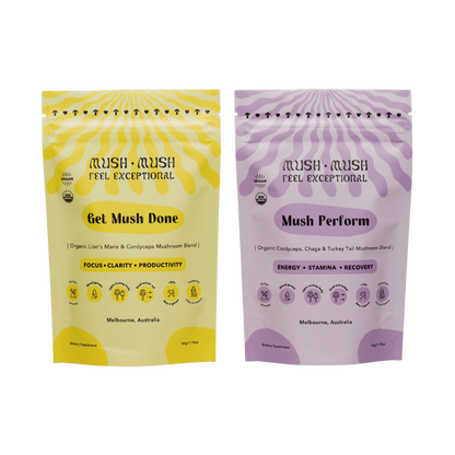 Focus & Energy Stack – Lion's Mane + Cordyceps